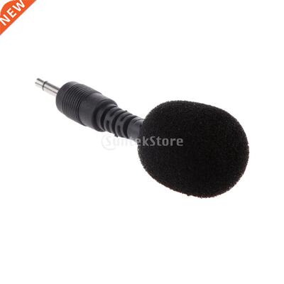 Black Travel Mn Flexble Hold 3.5MM Stereo Mcrophone for