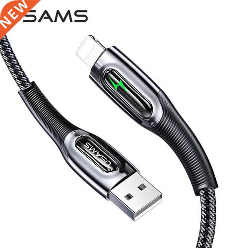 USAMS Auto Power Off Lightning Cable for iPhone 11 Pro Max