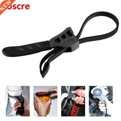 1Pc 500mm Non-slip Pipeline Wrench Rubber Strap Wrench Jar L