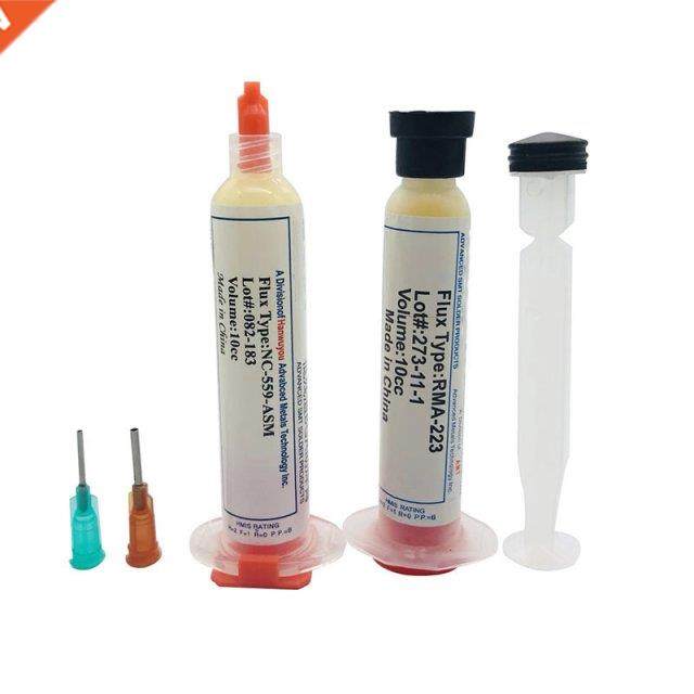 Needle Shaped 10cc RMA-223 PCB PGA BGA SMD + NC-559-ASM With