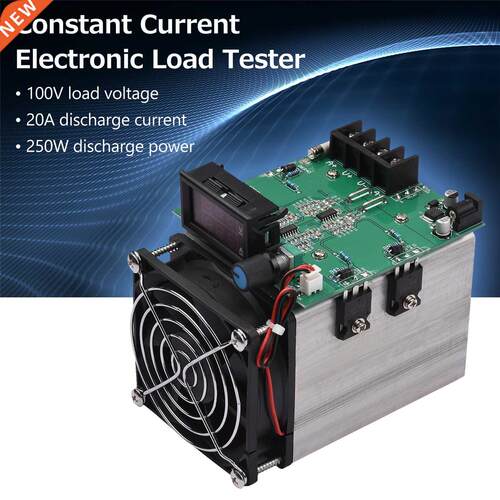Multifunction Digital Electronic Load Meter 250W 12V 20A Con