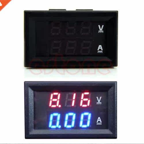 DC 100V 10A Voltmeter Ammeter LED Amp Dual Digital Volt Mete