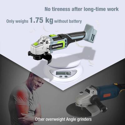 20V Rechargeable Angle Grinder Cordless Electric Grinding M