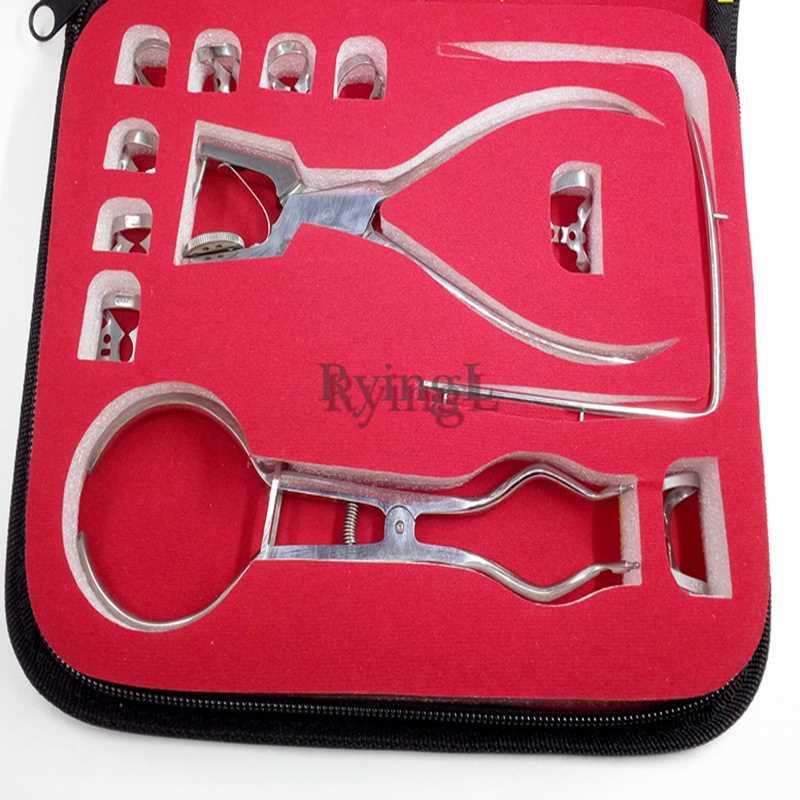 Teeth Care Dental Rubber Dam Set Perforator Puncher Pliers f