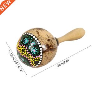 Coconut Shell Sand Hammer Shaker Gourd Kashaka Indonesia Sha