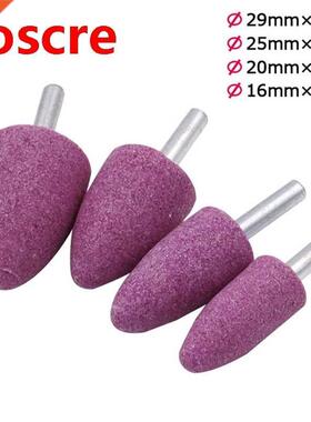 6mm Shank Diameter Red Corundum Conical Grinding Wheel Grind