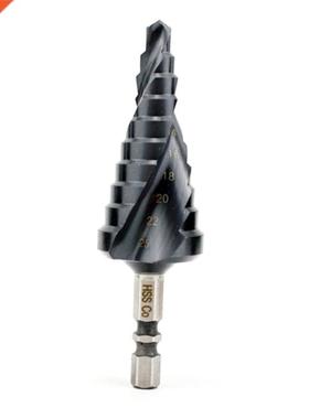 6-25mm HSS Nitrogen Coated M35 Cobalt Step Drill Bit High Sp