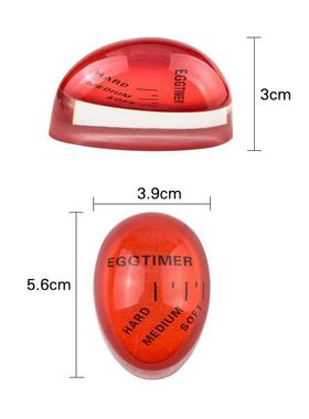 Color Changing Egg Timer Cooking Resin Material Perfect Boil