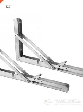 2 Pcs Triangular Support Bracket Stainless Steel 12in Foldab