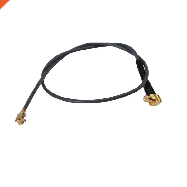 15cm MCX plug right angle to IPX.ufl for 1.13mm Pigtail coax