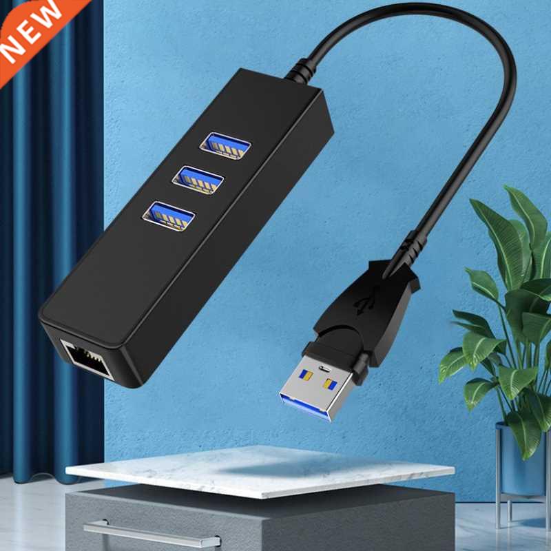 USB Ethernet USB .0 To RJ45 HUB Network Card Wired 10/100/1