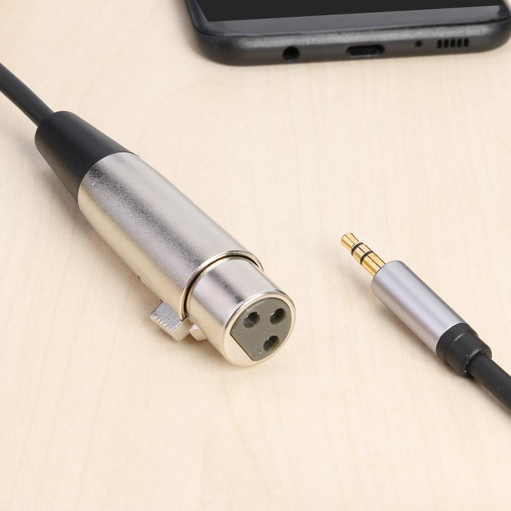 Audio Line XLR 3 Pin Female to 3.5mm Stereo Male Gold Plate