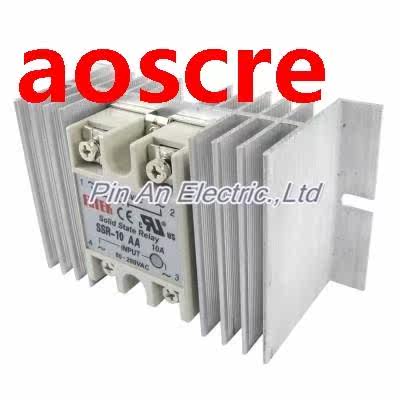 Single Phase Solid State Relay SSR 10AA 24 380V DC 80 280V A