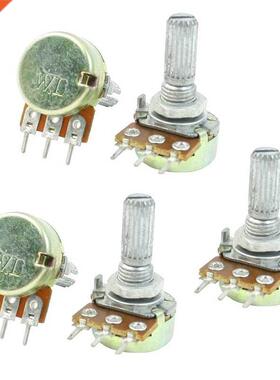 One Linear Type  Terminals Rotary Taper Potentiometer 20K O