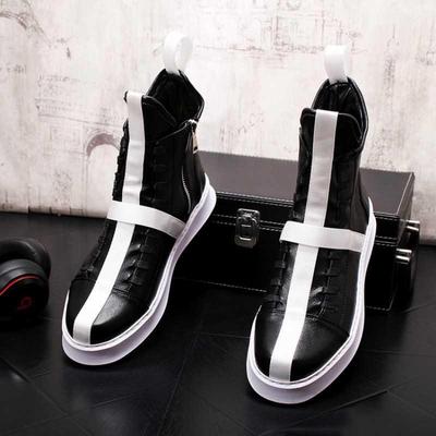 2021 high-top men	s casual shoes platform sports boots me