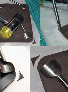 1PC Leather Craft Half-Round Cutter Punch Tools  Leather