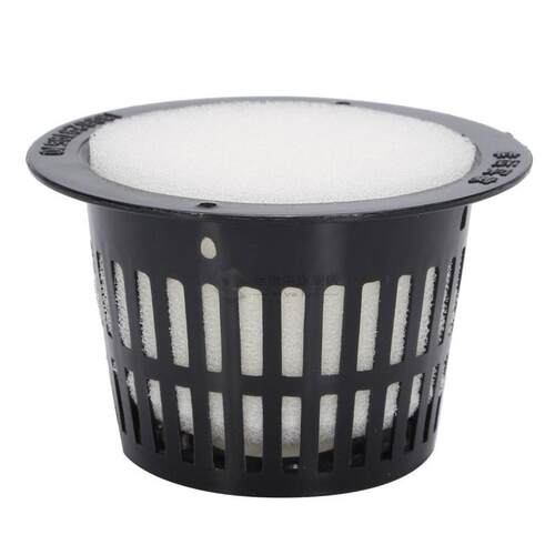 10Pcs Mesh Pot Net Basket Hydroponic System Garden Plant Gr