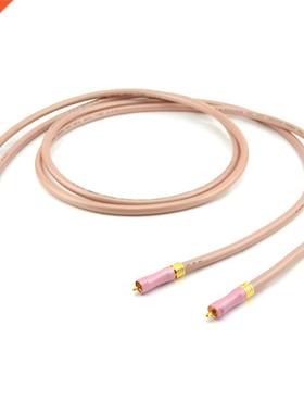 One Pair Shark 5N OCC Silver Plated Audio Interconnect Cable