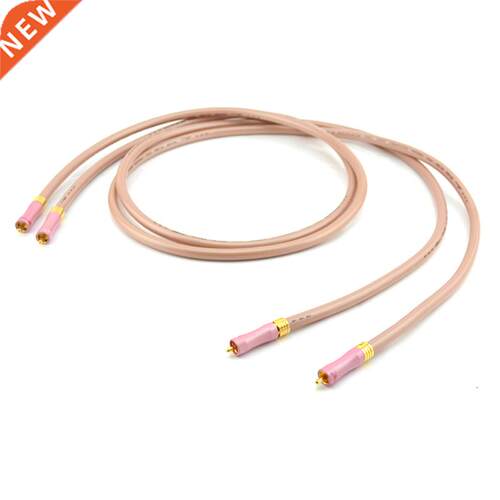 One Pair Shark 5N OCC Silver Plated Audio Interconnect Cable