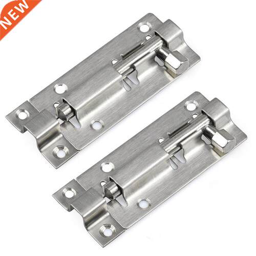 2PCS 3 Inches Barrel Bolt Latch Stainless Steel Sliding Bolt