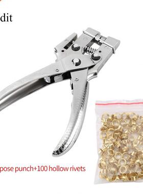 Rivet Setter Punch Pliers Belt Holes Eyelet Setting Tool wit