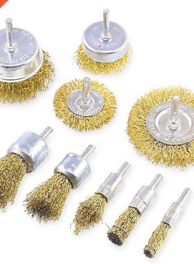 Rust Removal Brush Set Tools Grinder Polishing Metal Wire