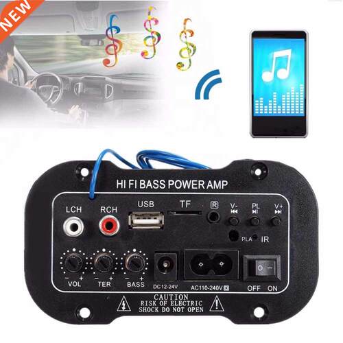 220V Car Bluetooth Amplifier Hi-Fi Bass Power Amplifier Boar