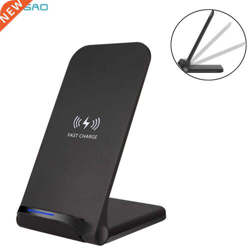 15W Fast Wireless Charger Stand For Samsung S10 S20 Huawei