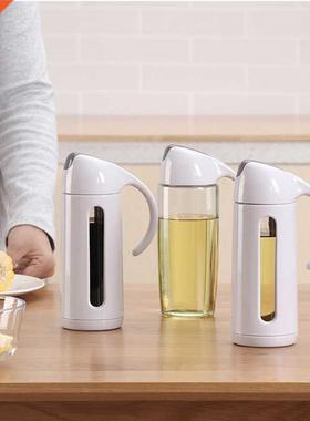 Oil Dispenser Glass Olive Oil Bottle Pot Leakproof Sauce Vin