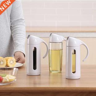Oil Dispenser Glass Olive Oil Bottle Pot Leakproof Sauce Vin