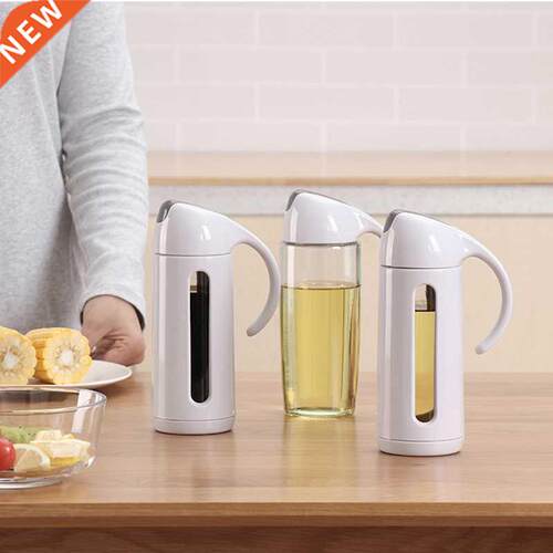 Oil Dispenser Glass Olive Oil Bottle Pot Leakproof Sauce Vin