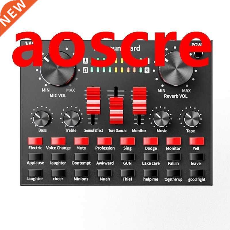 Bluetooth Professional Live Streaming Sound Card USB Audio I