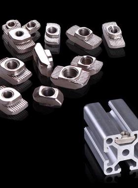 10pcs Carbon Steel T-Slot Shape Interior Sliding Nut Block S
