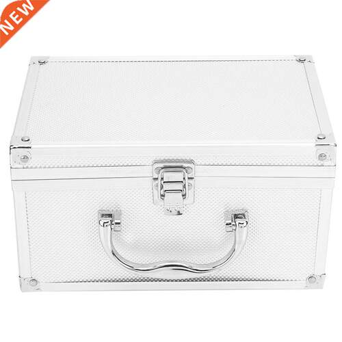230*150*125mm Aluminum Alloy Toolbox Portable Sturdy Organi