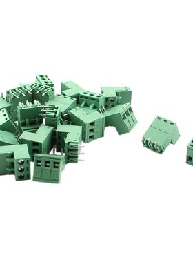 20 Pcs 5.08mm  Way PCB Mount Screw Terminal Block for 14-22