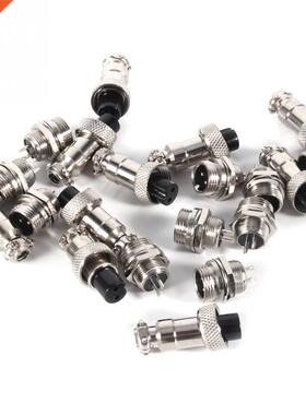 10 Set GX12 2//4/5/6Pin 12mm Aviation Plug Male + Female Me