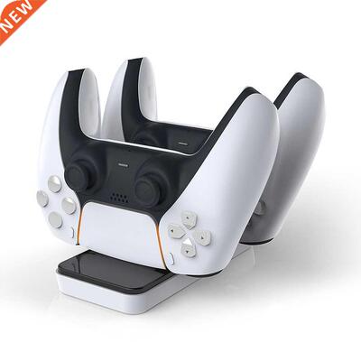 For PS5 Controller Charger Dual USB Fast Charging Dock Stati