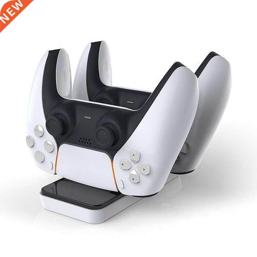 For PS5 Controller Charger Dual USB Fast Charging Dock Stati