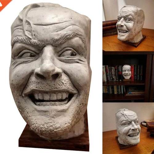Here's Johnny Sculpture of The Shining Resin Desktop Orn
