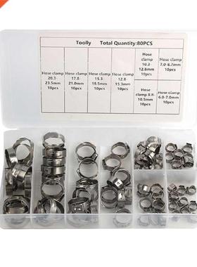 80/45 PCS stainless steel single e hoop hoop clamp c pip