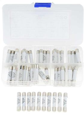 50PCS/Box 10 Kinds Fast Ceramic Fuses Kit 6*30mm 250V 0.5A 1