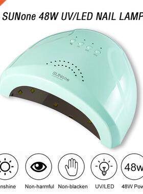 SUNone 48W UV Lamp Nal Dryer Nal Art Rechargeable 30 LEDs