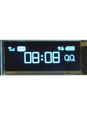 0.91 nch Whte 2C Electronc C 128x32 OLED Dgtal Spare