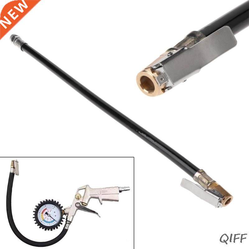 Air Tyre Inflator Pressure Car Auto Tire Pump Hose Gauge Fl