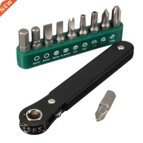 10 in1 Ratchet Set Mini Offset Hand Ratchet Ratchet Driver T