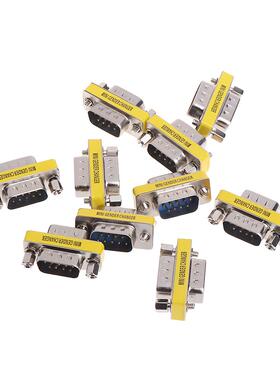 10 Pcs 9 Pin RS-232 DB9 Male to Male Serial Cable Gender Cha