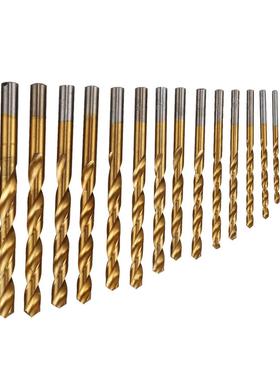 19pc titanium plated drill bit set, 1MM - 10MM HSS drill bit
