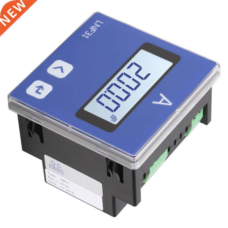 LNF31 Digital Ammeter Digital LCD Display Programmable Singl