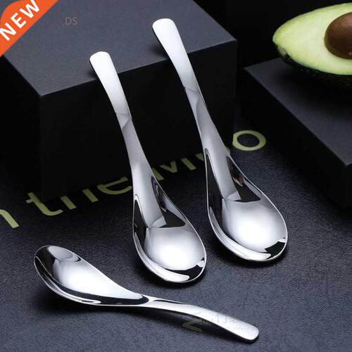 High Quality Stainless Steel Chinese Soup Spoon Round Earl S
