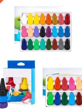 Finger Crayons for Children Toddlers 24 Colors 12 Colors 6 C